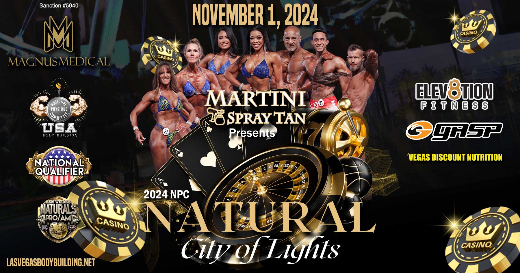 NPC Natural City of Lights Las Vegas Bodybuilding